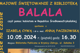Krynica- Zdrój Wydarzenie Kulturalne BALALA  - spotkanie 