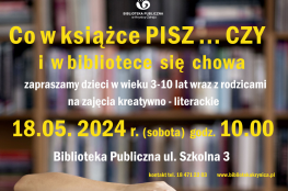 Krynica- Zdrój Wydarzenie Kulturalne Zajęcia kreatywno-literackie dla dzieci i rodziców
